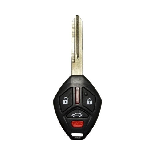 DURAKEY - Replacement Full Function Transponder, Remote and Key for select (2006-2007) Mitsubishi Eclipse - Black