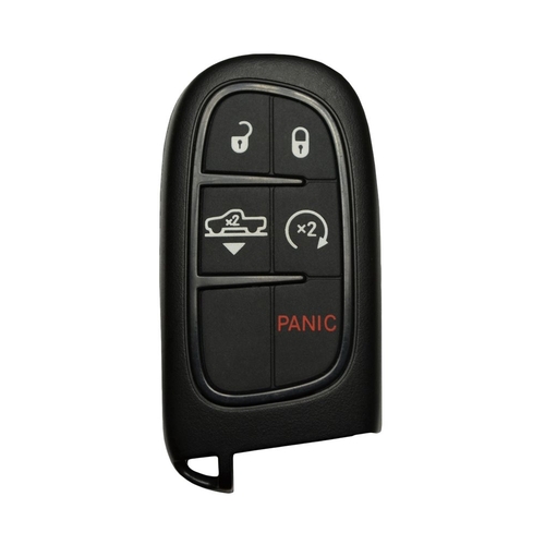 DURAKEY - Replacement Full Function Transponder, Remote and Key for select (2013-2017) Dodge Ram and (2018) Dodge Ram - Black