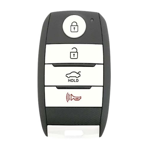 DURAKEY - Replacement Full Function Transponder, Remote and Key for select (2014-2015) Kia Optima - Silver/Black