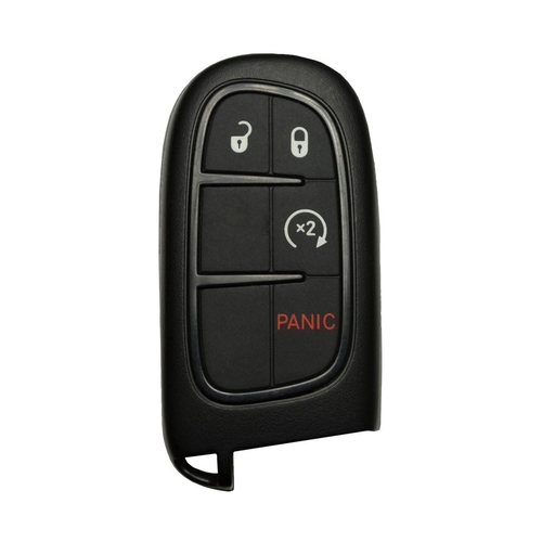 DURAKEY - Replacement Full Function Transponder, Remote and Key for select (2014-2020) Jeep Cherokee - Black