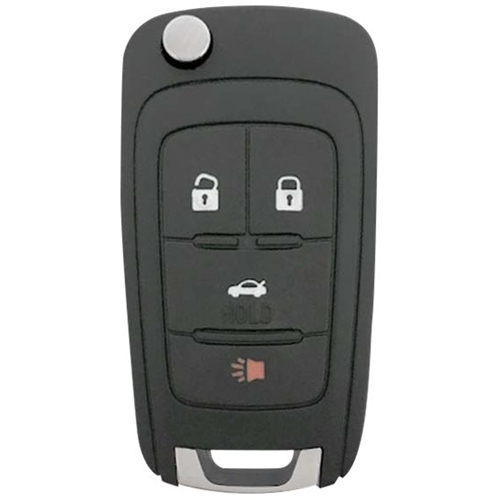 DURAKEY - Replacement Full Function Transponder, Remote and Key for select (2014-2019) Chevrolet Impala - Black