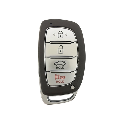 DURAKEY - Replacement Full Function Transponder, Remote and Key for select (2013-2016) Hyundai Elantra - Silver/Black