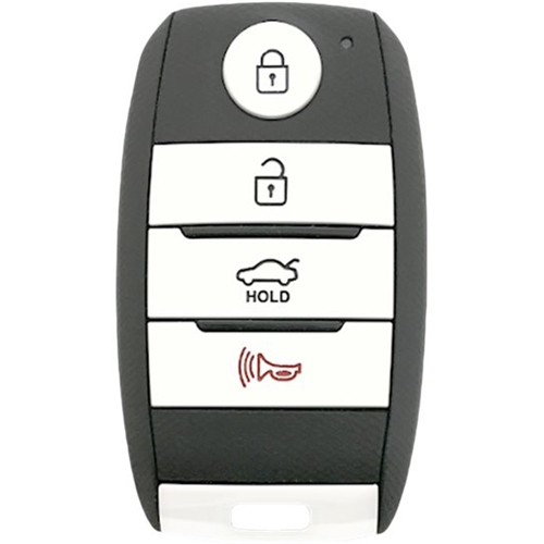 DURAKEY - Replacement Full Function Transponder, Remote and Key for select (2014-2016) Kia Forte - Silver/Black