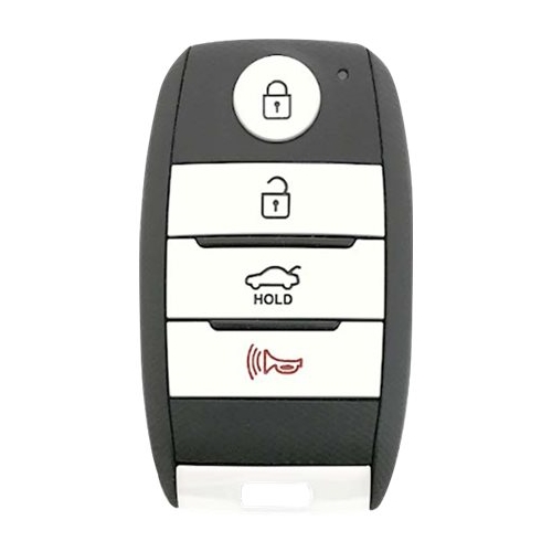 DURAKEY - Replacement Full Function Transponder, Remote and Key for select (2016-2019) Kia Optima - Silver/Black