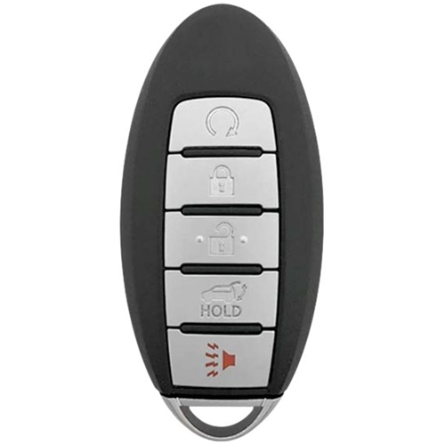 DURAKEY - Replacement Full Function Transponder, Remote and Key for select (2013) Infiniti JX35 and (2014-2016) Infiniti QX60 - Silver/Black