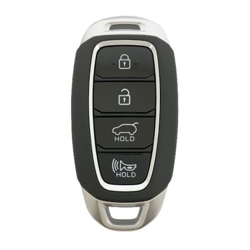 DURAKEY - Replacement Full Function Transponder, Remote and Key for select (2018-2019) Hyundai Kona - Silver/Black
