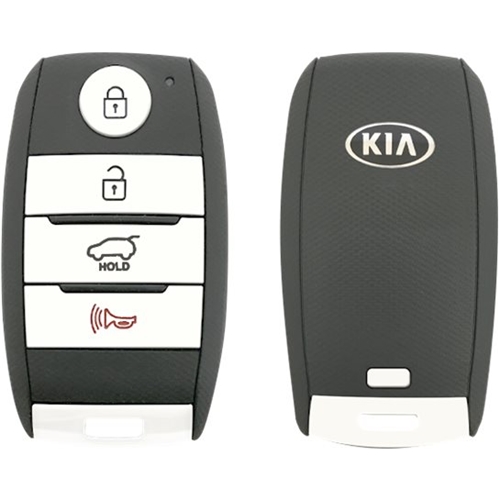 DURAKEY - Replacement Full Function Transponder, Remote and Key for select (2017-2019) Kia Niro - Silver/Black