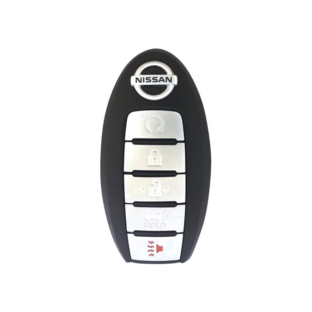 DURAKEY - Replacement Full Function Transponder, Remote and Key for select (2017-2020) Nissan Rogue - Silver/Black - Front_Zoom