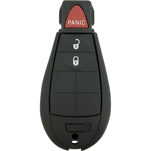 DURAKEY - Replacement Full Function Transponder, Remote and Key for select (2013-2017) Dodge Ram and (2018-2020) Dodge Ram - Black