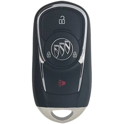 DURAKEY - Replacement Full Function Transponder, Remote and Key for select (2018-2019) Buick Regal - Silver/Black