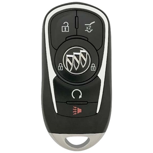 DURAKEY - Replacement Full Function Transponder, Remote and Key for select (2018-2019) Buick Regal and (2018-2019) Buick Enclave - Silver/Black