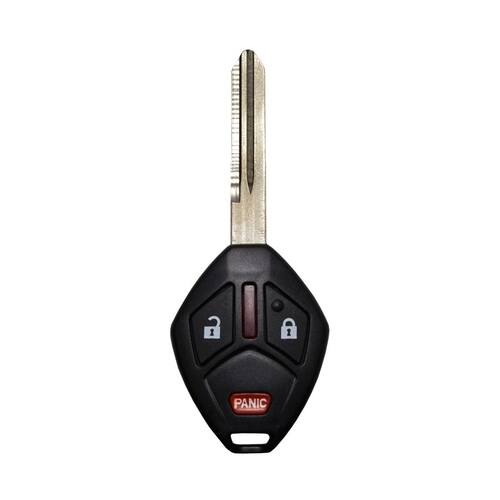 DURAKEY - Replacement Full Function Transponder, Remote and Key for select (2006-2007) Mitsubishi Endeavor - Black