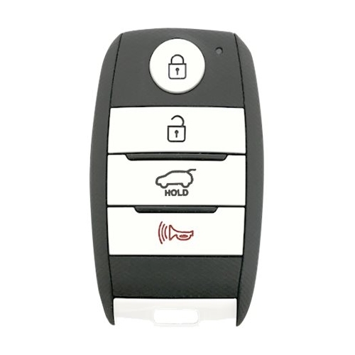 DURAKEY - Replacement Full Function Transponder, Remote and Key for select (2015-2018) Kia Sorento - Silver/Black