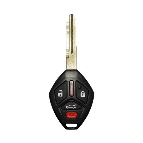 DURAKEY - Replacement Full Function Transponder, Remote and Key for select (2006-2007) Mitsubishi Eclipse - Black