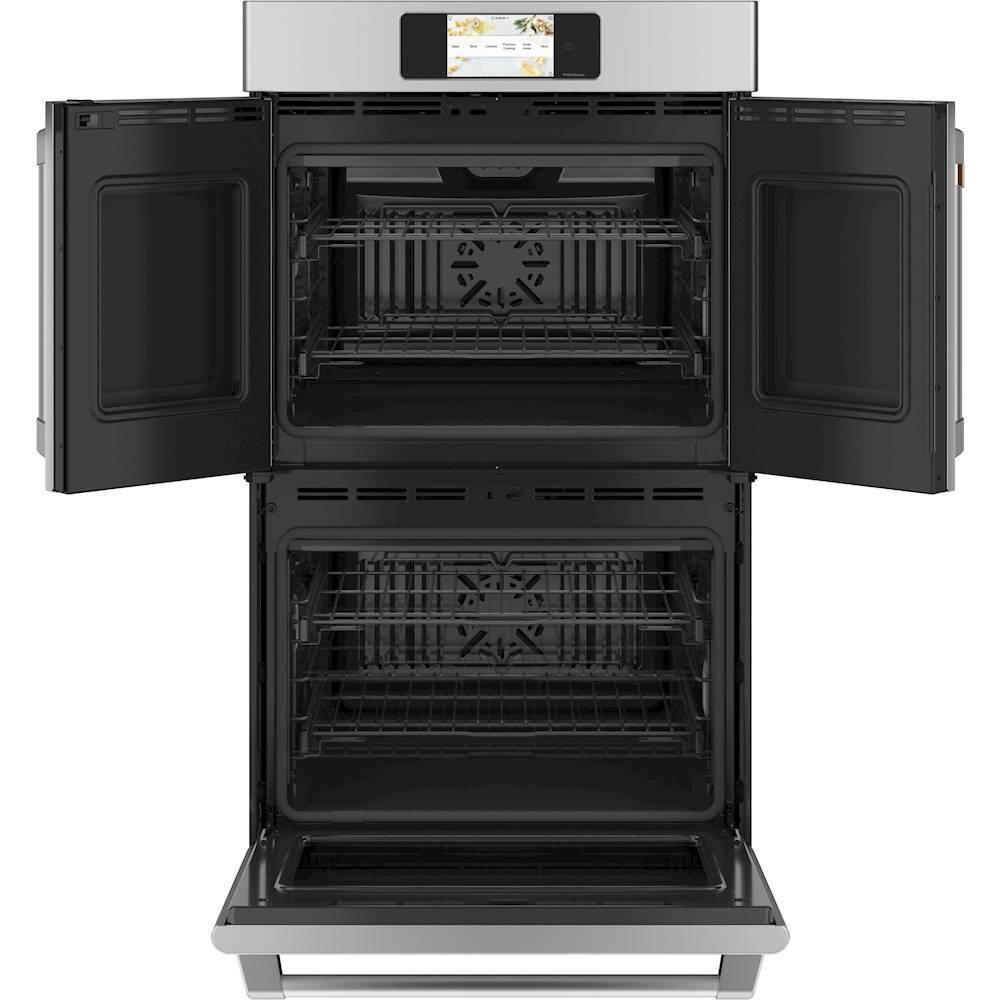 Alt View 11. Café - Professional Series 30" Built-In Double Electric Convection Wall Oven, Customizable - Stainless steel.