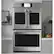 Alt View 20. Café - Professional Series 30" Built-In Double Electric Convection Wall Oven, Customizable - Stainless steel.