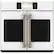 Front. Café - Professional Series 30" Built-In Single Electric Convection Wall Oven, Customizable - Matte White.