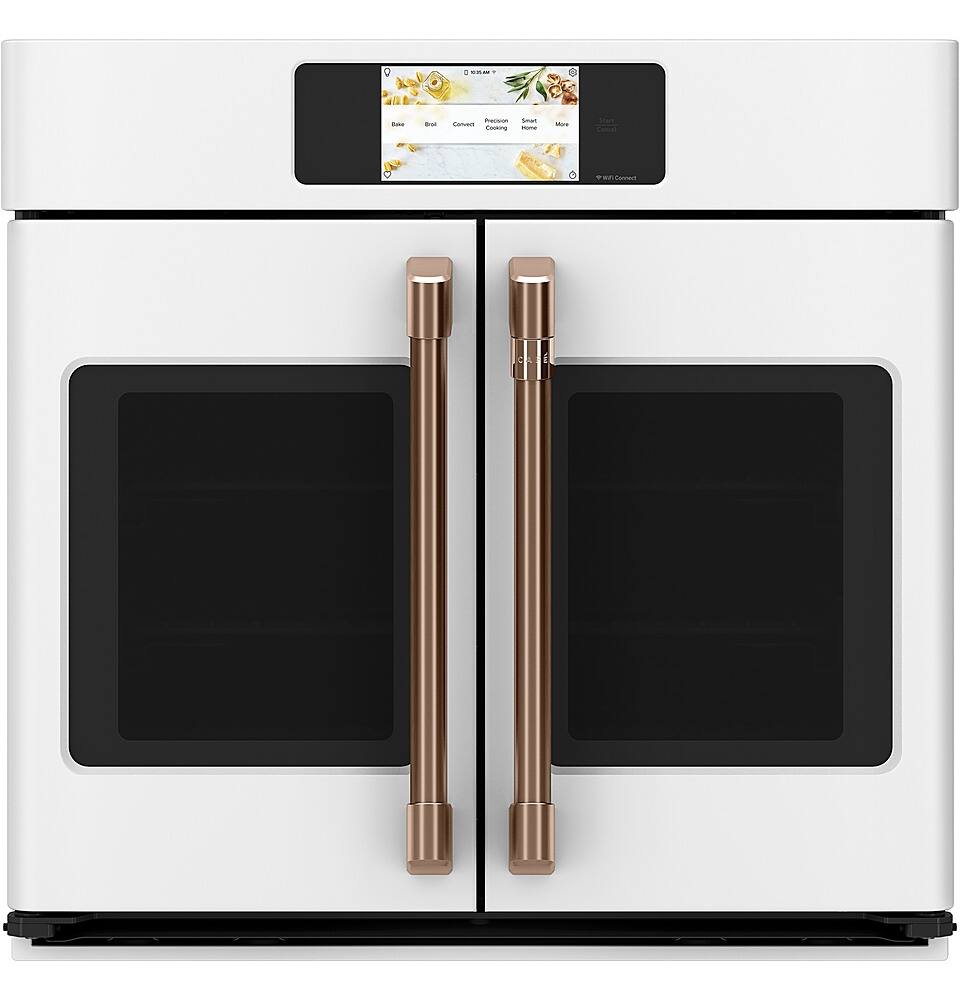 Alt View 38. Café - Professional Series 30" Built-In Single Electric Convection Wall Oven, Customizable - Matte White.