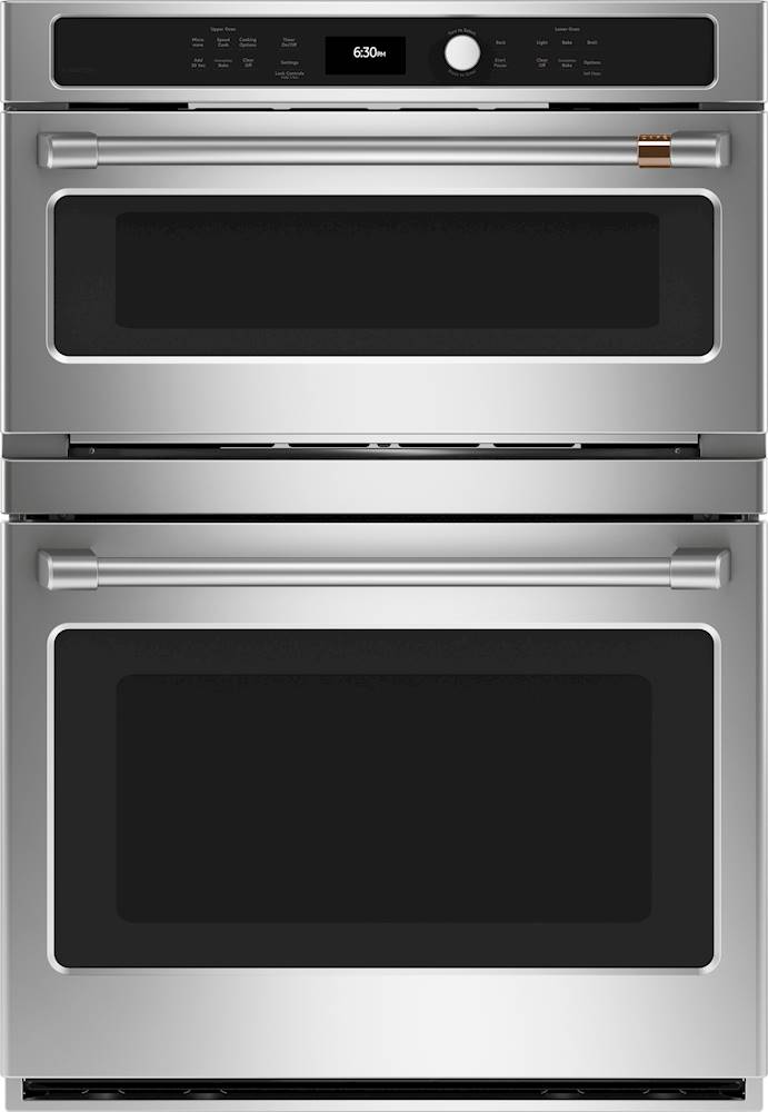 Café - 30" Built-In Electric Convection Wall Oven with Built-in Microwave and Advantium® Technology - Stainless steel