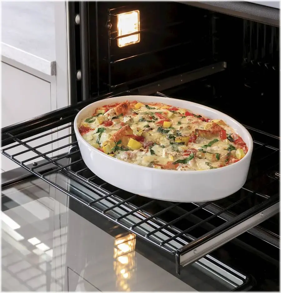 Alt View 18. Café - 30" Built-In Electric Convection Wall Oven with Built-in Microwave and Advantium Technology, Customizable - Stainless Steel.
