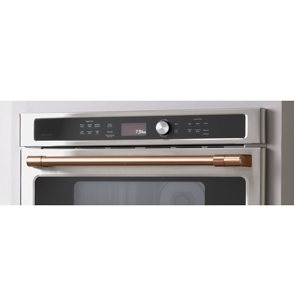 Alt View 22. Café - 30" Built-In Electric Convection Wall Oven with Built-in Microwave and Advantium Technology, Customizable - Stainless Steel.