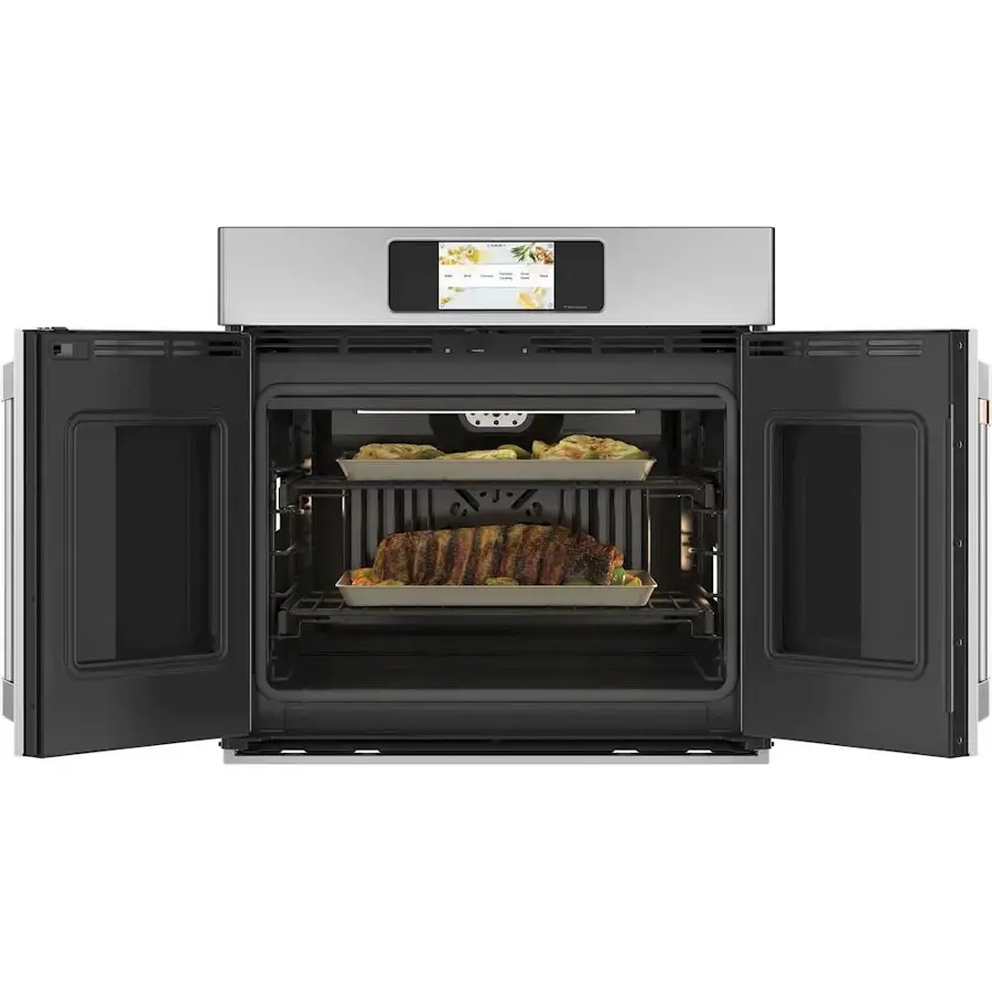 Alt View 13. Café - Professional Series 30" Built-In Single Electric Convection Wall Oven, Customizable - Stainless steel.