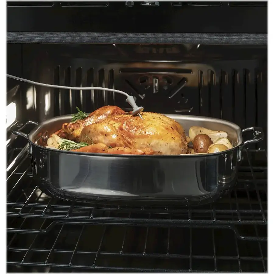 Alt View 17. Café - Professional Series 30" Built-In Single Electric Convection Wall Oven, Customizable - Stainless steel.