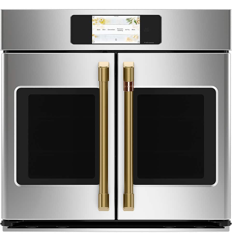 Alt View 37. Café - Professional Series 30" Built-In Single Electric Convection Wall Oven, Customizable - Stainless steel.