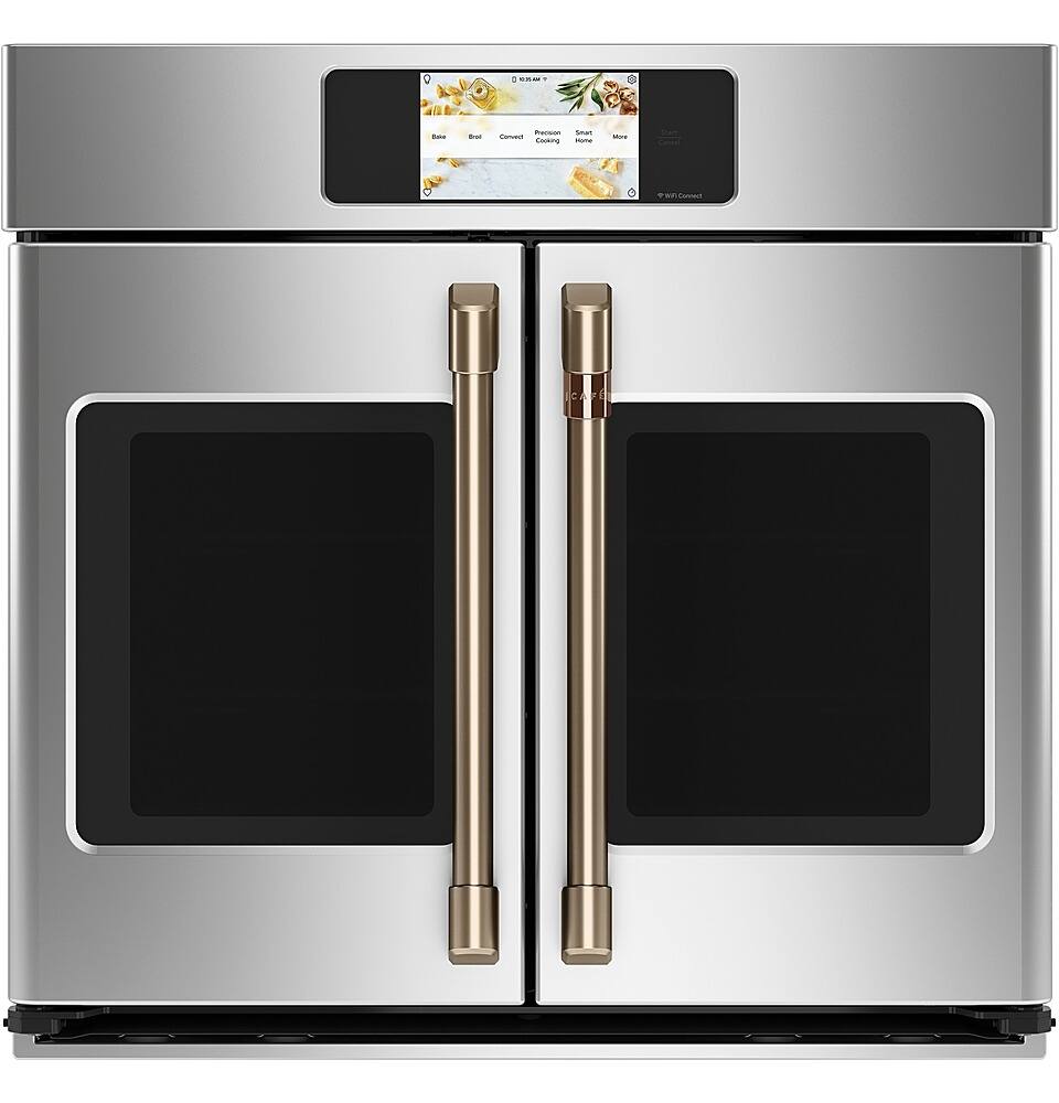 Alt View 38. Café - Professional Series 30" Built-In Single Electric Convection Wall Oven, Customizable - Stainless steel.