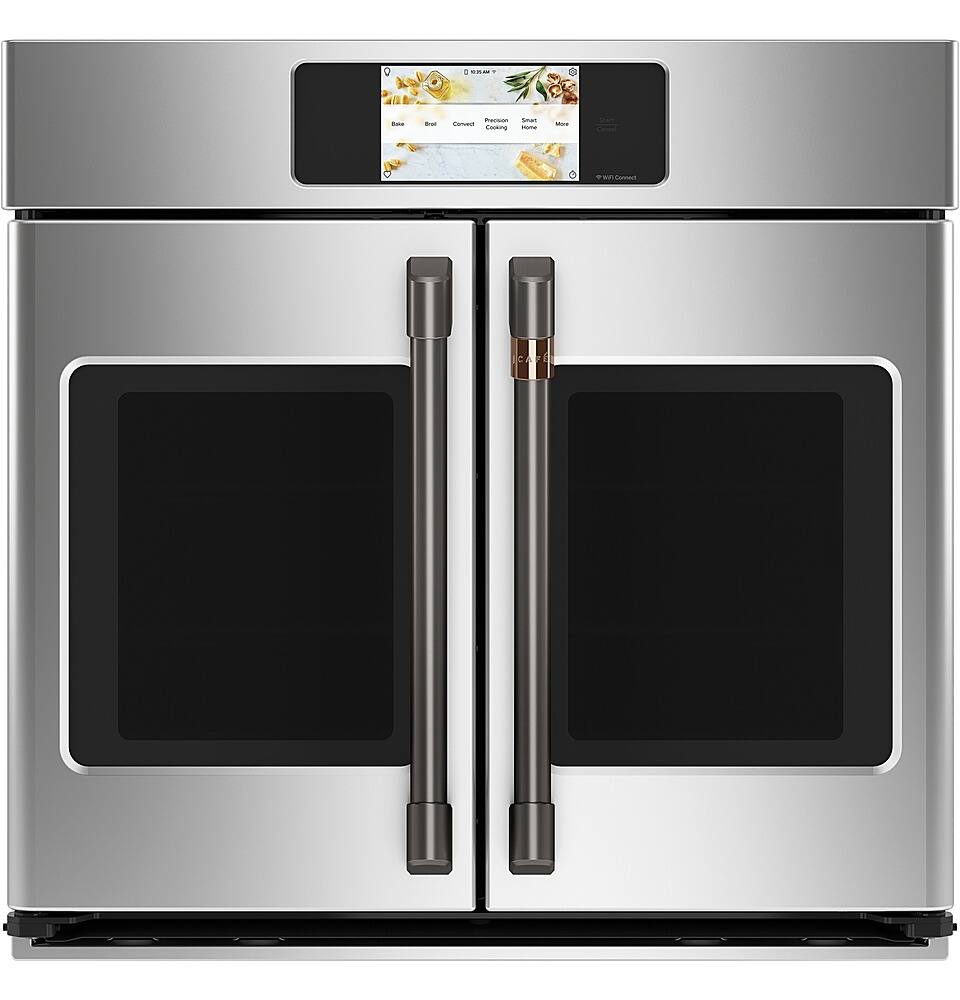 Alt View 40. Café - Professional Series 30" Built-In Single Electric Convection Wall Oven, Customizable - Stainless steel.