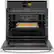 Alt View 12. GE Profile - 30" Smart Built-In Single Electric Convection Wall Oven with Air Fry & In-Oven Camera - Stainless steel.