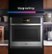 Alt View Zoom 34. GE Profile - 30" Smart Built-In Single Electric Convection Wall Oven with Air Fry & In-Oven Camera - Stainless Steel.