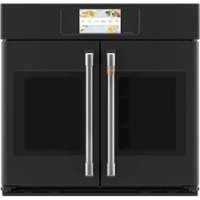 Café - Professional Series 30" Built-In Single Electric Convection Wall Oven, Customizable - Matte Black - Front_Zoom