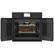Alt View 12. Café - Professional Series 30" Built-In Single Electric Convection Wall Oven, Customizable - Matte Black.