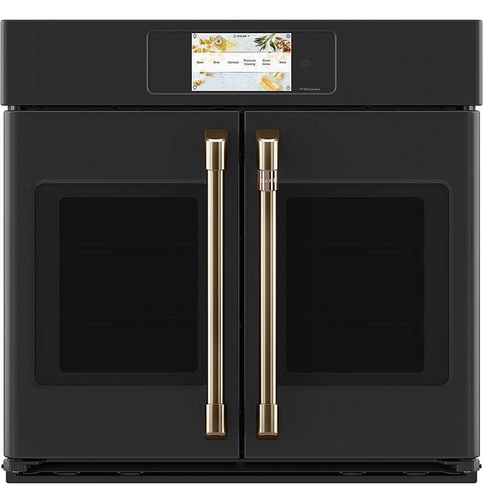 Alt View 37. Café - Professional Series 30" Built-In Single Electric Convection Wall Oven, Customizable - Matte Black.