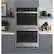 Alt View 26. GE Profile - 30" Smart Built-In Double Electric Convection Wall Oven with Air Fry & In-Oven Camera - Stainless steel.