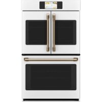 Café - Professional Series 30" Built-In Double Electric Convection Wall Oven, Customizable - Matte White - Front_Zoom