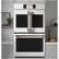 Alt View 20. Café - Professional Series 30" Built-In Double Electric Convection Wall Oven, Customizable - Matte White.