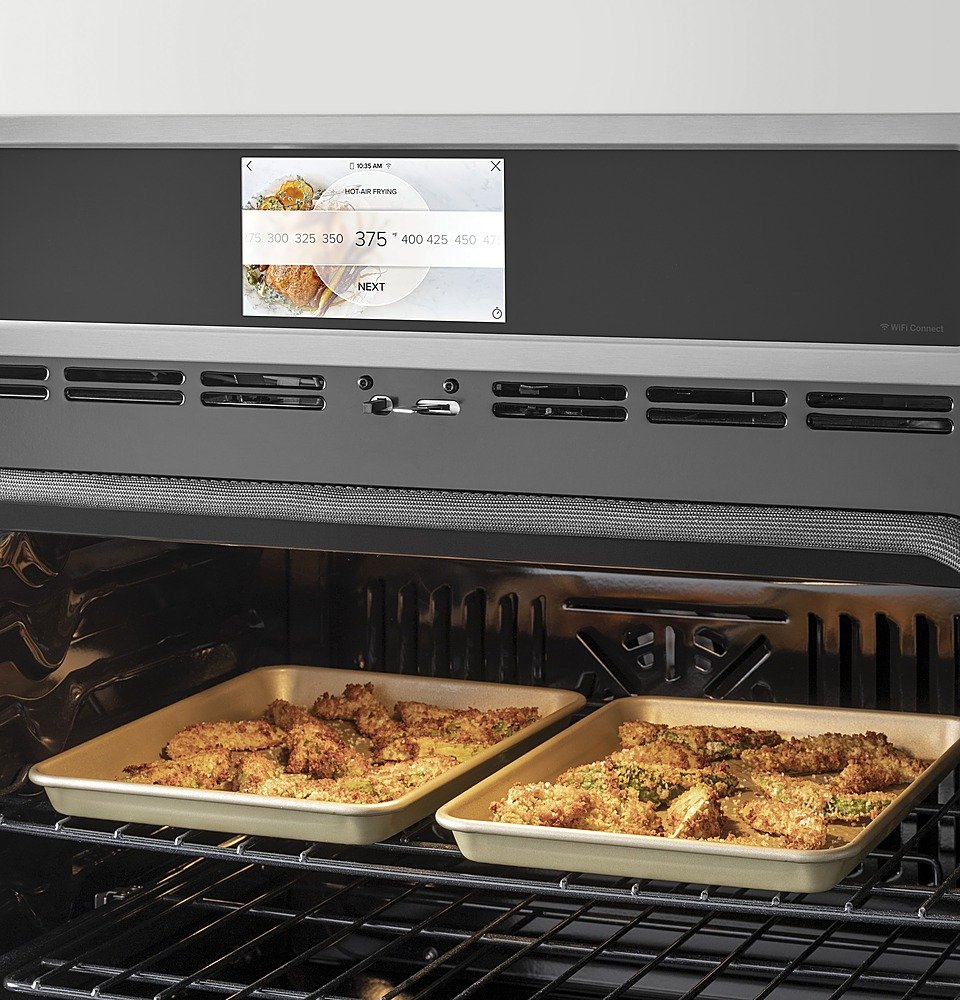 Zoom in on Alt View Zoom 21. Café - Professional Series 30" Built-In Double Electric Convection Wall Oven, Customizable - Matte White.