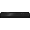 Whirlpool - 30 inches - Externally Vented - Wall Range Hood - Black