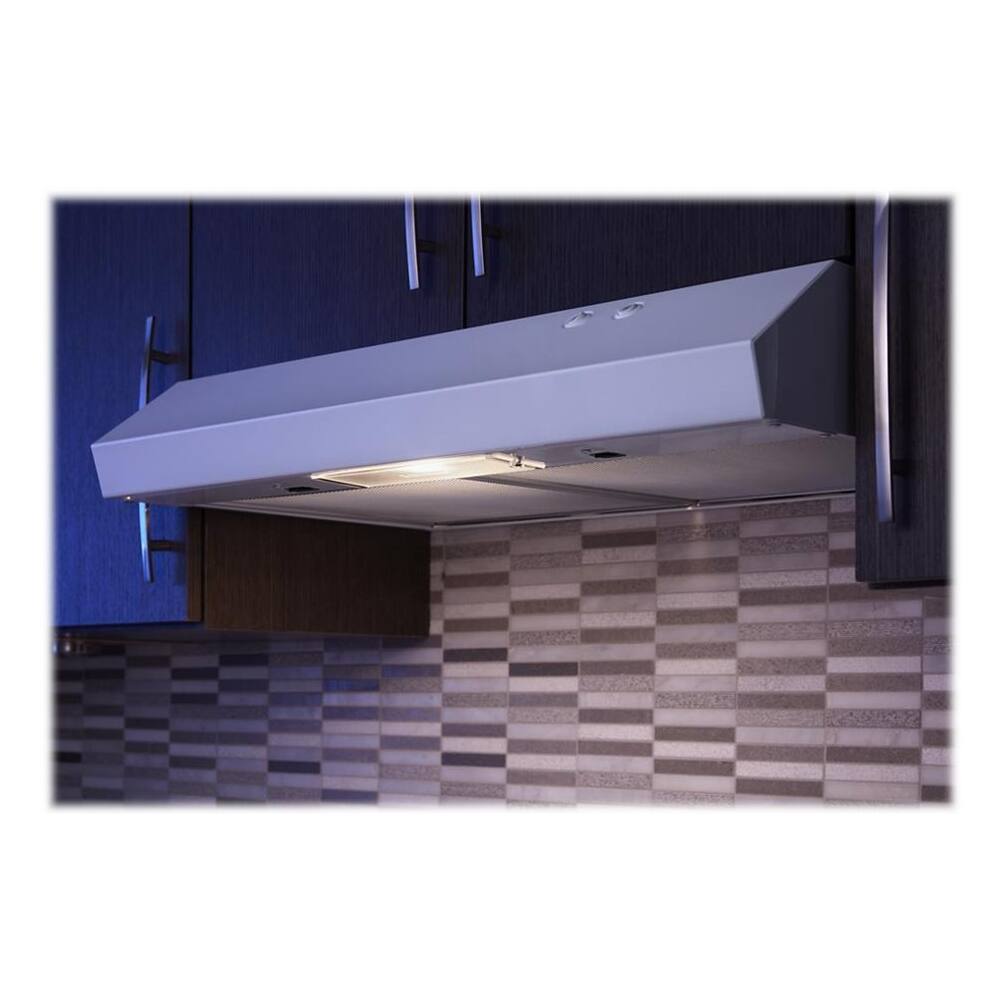 Alt View 12. Whirlpool - 30" Externally Vented Range Hood - White.