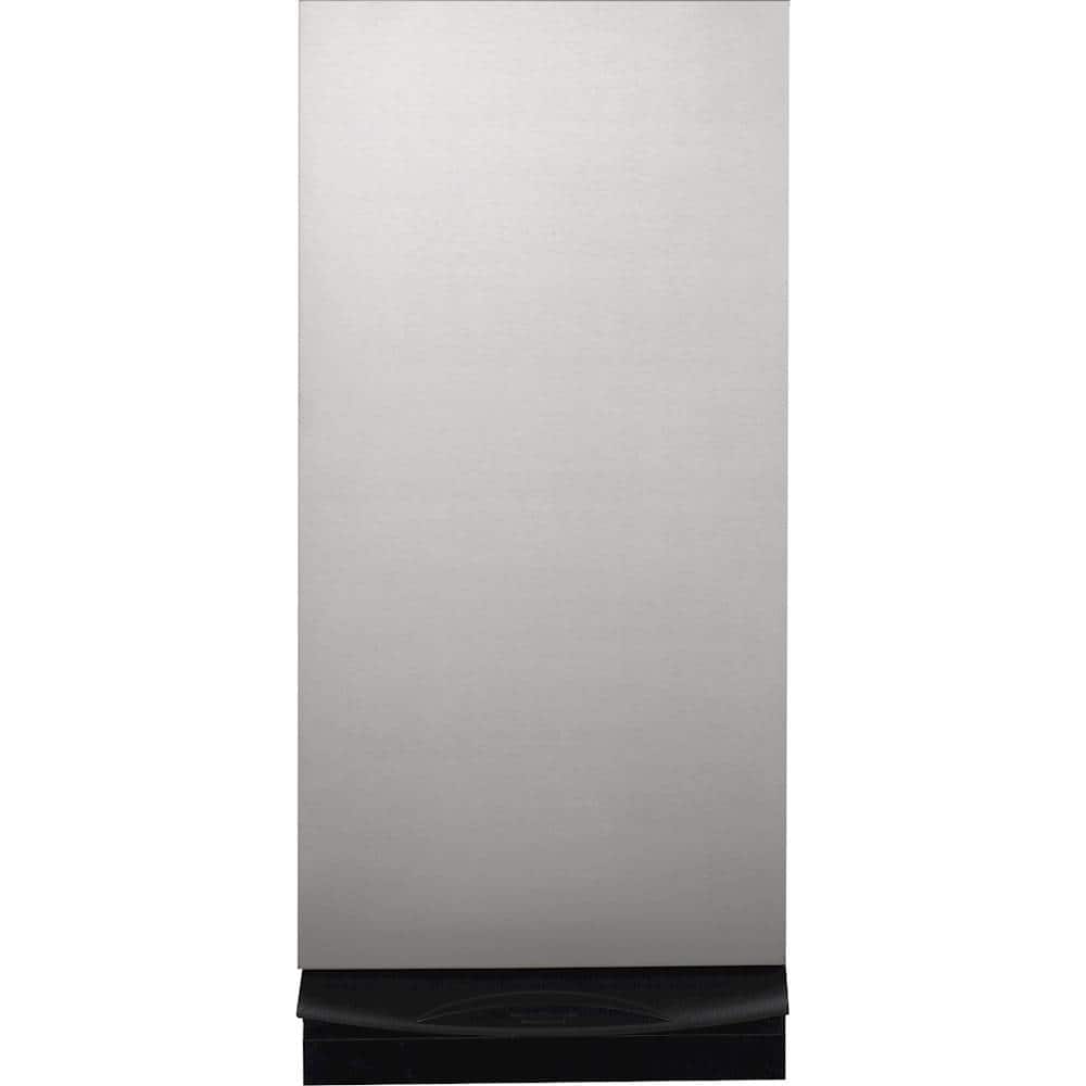 Front. GE - 1.4 Cu. Ft. Built-In Trash Compactor - Stainless Steel.