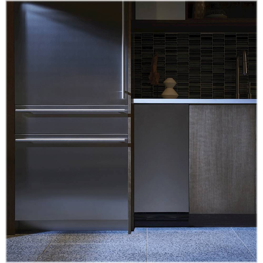 Alt View 13. GE - 1.4 Cu. Ft. Built-In Trash Compactor - Stainless Steel.