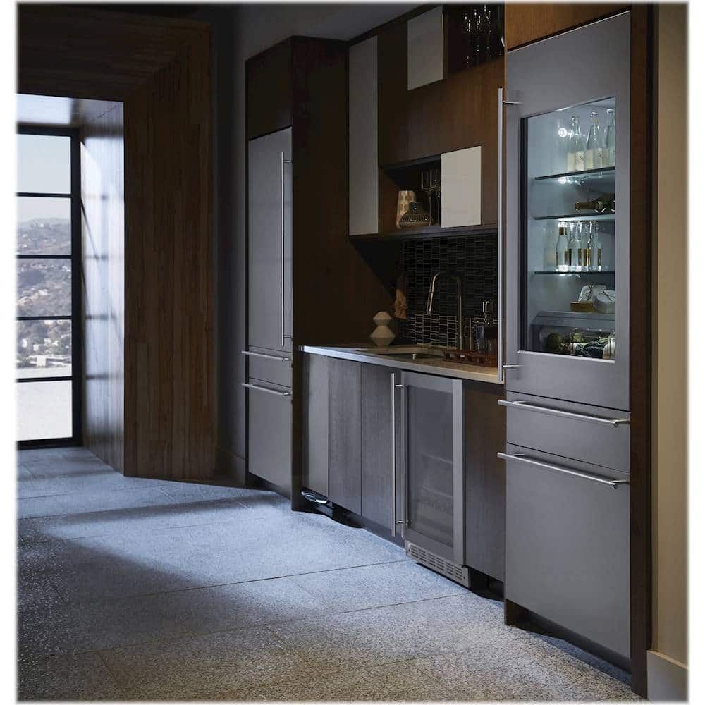 Alt View 14. GE - 1.4 Cu. Ft. Built-In Trash Compactor - Stainless Steel.