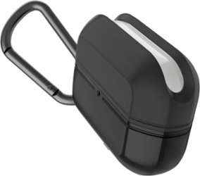 Raptic - Journey Protective Case for Apple AirPods Pro - Black - Front_Zoom