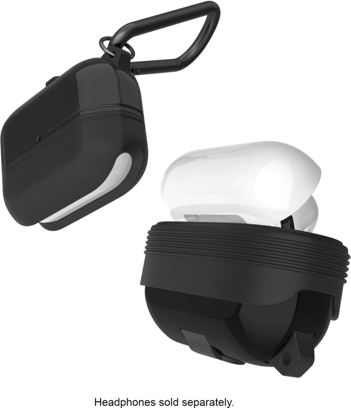 Alt View 12. Raptic - Journey Protective Case for Apple AirPods Pro - Black.