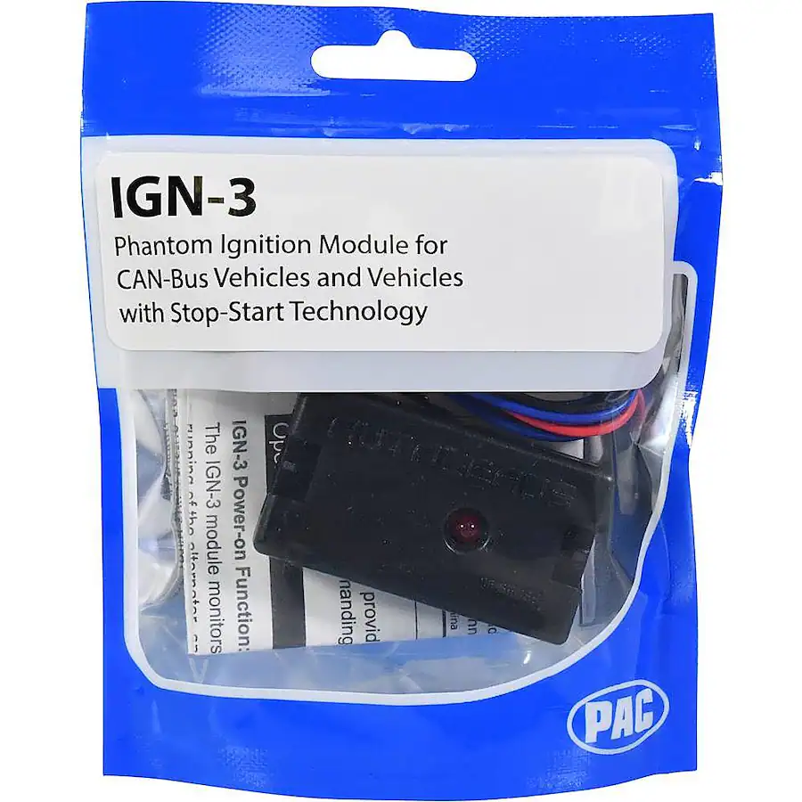 Pac Module PAC Latching Phantom Ignition Module for Select Vehicles Black IGN-3 ...