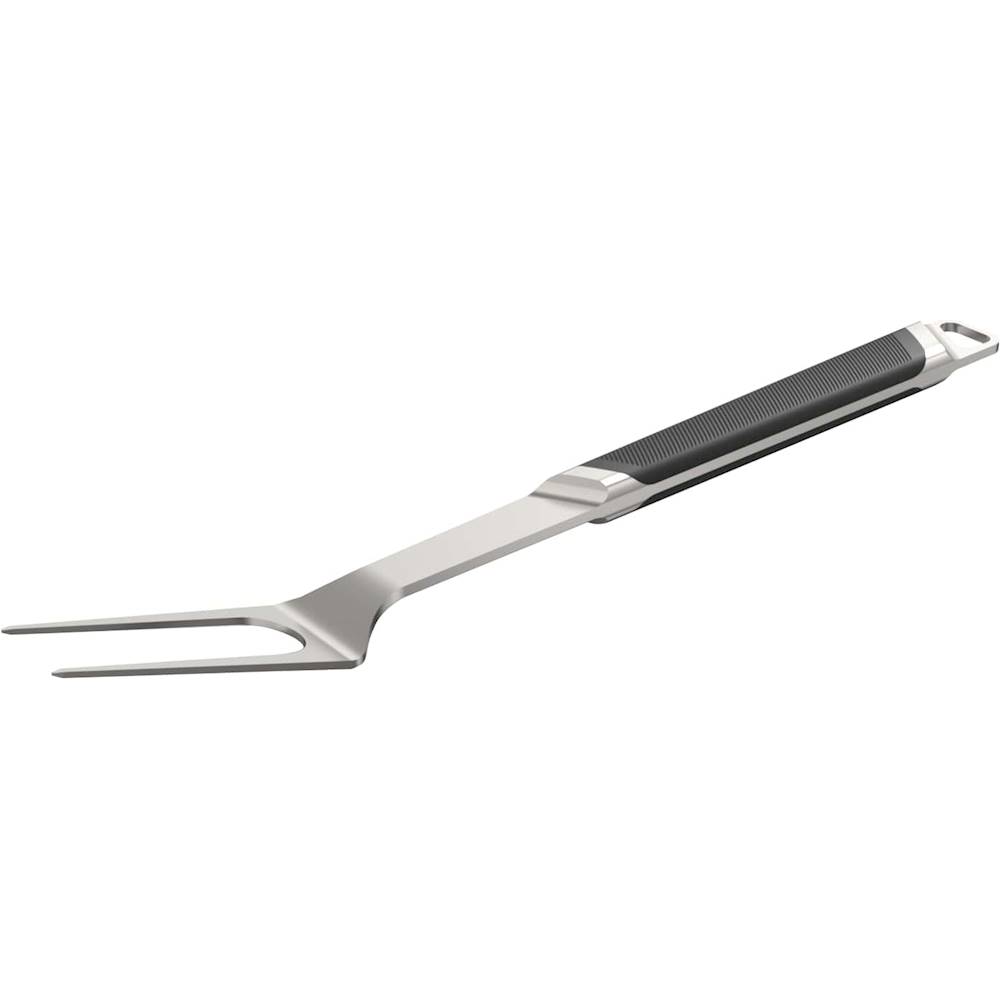 Angle View: Everdure by Heston Blumenthal - Premium Fork with Soft-Grip Handle - Silver
