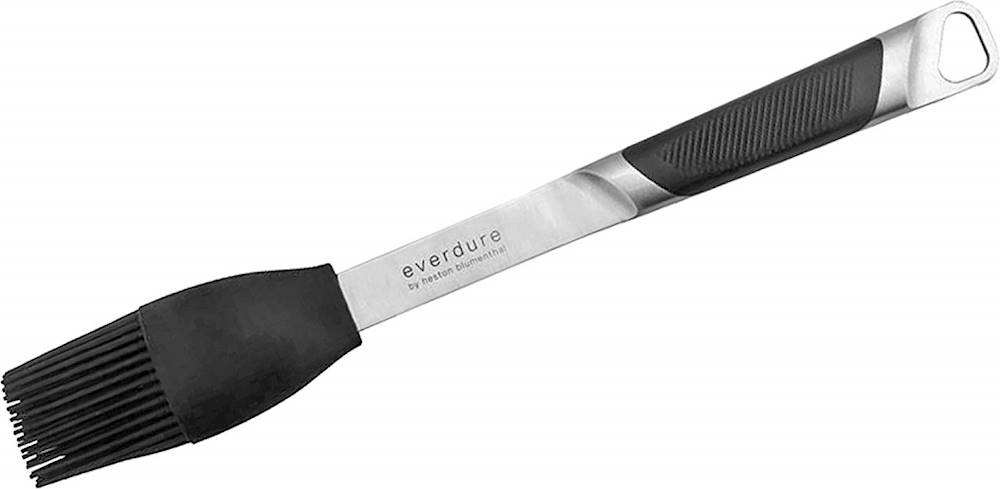 Left View: Everdure by Heston Blumenthal - Premium Spatula - Brushed Stainless Steel