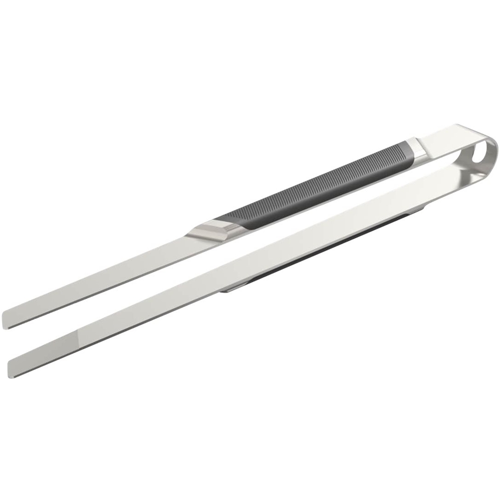 Angle View: Everdure by Heston Blumenthal - Premium Tweezers - Brushed Stainless Steel